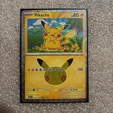 Carta Pokemon Collezione Pikachu 050/128 30° Anniversario