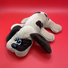 Vintage Tonka 1985 Pound Puppies Plush Light Brown Dark Spots Newborn Puppy 8"