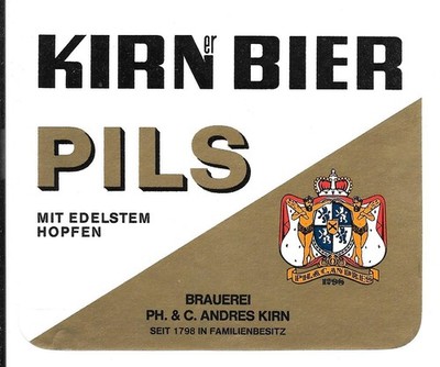 Beer label brewery Andres Kirn (HH) -all different from collection resolution -.
