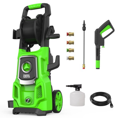 #ad Electric Pressure Washer SWIPESMITH 3500 Max PSI 2.6 3500 PSI MAX Green $202.99