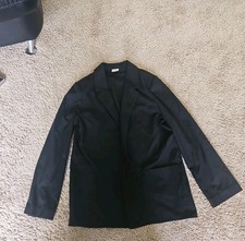 Vtg Women Black Jacket Size 12 White Stag Made In USA
