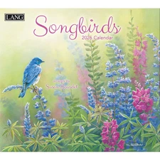 Lang Companies,  Songbirds 2026 Wall Calendar by Susan Bourdet, 13.4'' X 12'', 1
