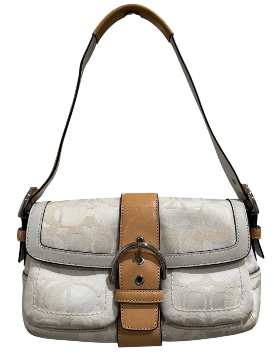 25+ Coach Hampton Canvas Exterior Shoulder Bag Bags & Handbags for