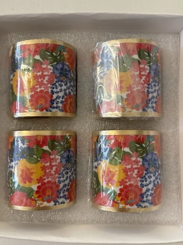 Jaye's Studio Blooming Garden Napkin Rings
