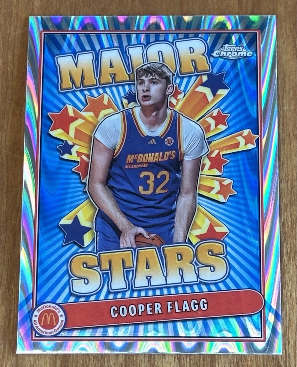 2024 Topps Chrome McDonald's All-American COOPER FLAGG Blue Ray