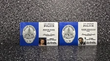 Lethal Weapon Riggs And Murtaugh Novelty ID MADE ON METAL/ALUMINUM