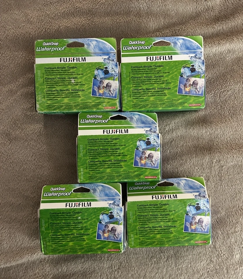 (5) Водонепроницаемые одноразовые камеры FujiFilm QuickSnap срок годности 7/25 бесплатная доставка - Изображение 3 из 3