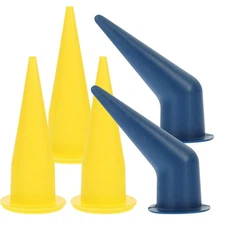 5 Pcs Reusable Caulking Nozzle Silicone Tools for Sealant Tips Extension