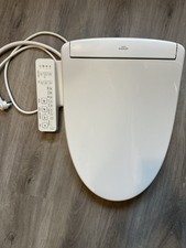 Toto SW3346 01 S2 Washlet Heated Bidet Seat for Elongated Toilet, Cotton White