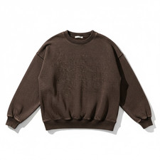 Zenana Women's Brown /tan Mineral Washed Sweatshirt Size S Oversized,New w/o tag