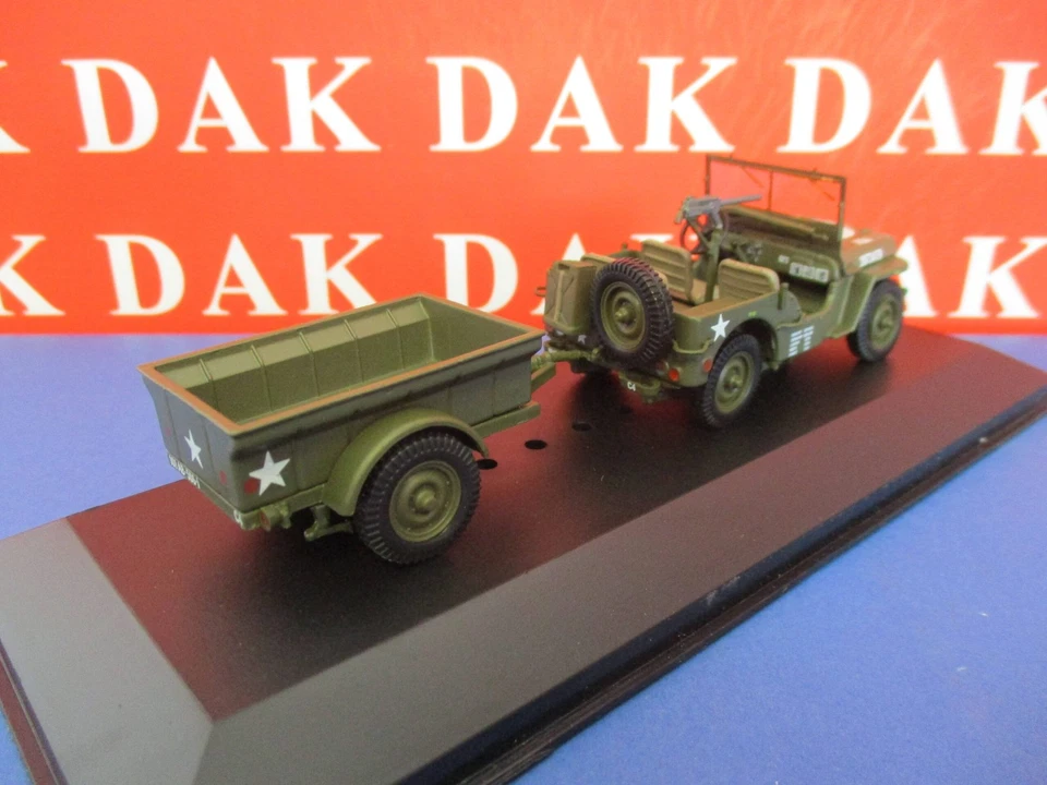 Die cast 1/43 Modellino Auto Jeep Willys MB 101st Airborne Division France - Immagine 3 di 4