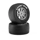 Pro-Line Losi NASCAR 1/12 Goodyear Blue Streak VTA Front Tires Mounted 8mm Gray