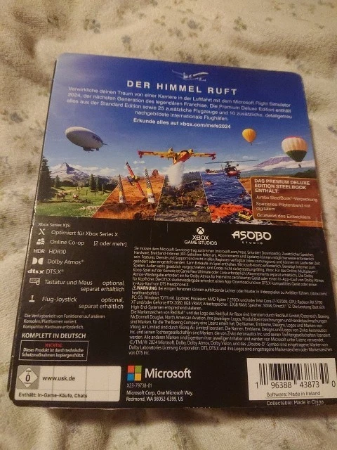 Microsoft Flight Simulator 2024: - Premium Deluxe Edition Steelbook - Xbox  - Bild 2 von 2