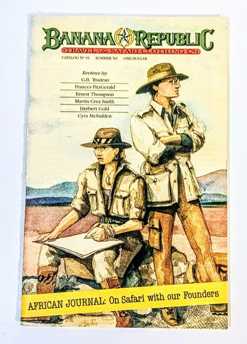 Vintage Banana Republic Travel & Safari Clothing Co Summer 1984
