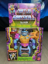 MOTU TMNT Turtles of Grayskull Sla'Ker New BAF Metal-Boto Unpunched