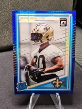 2025 Panini Donruss Optic  Devin Neal #282 Rated Rookie Blue Hyper Saints (RC)