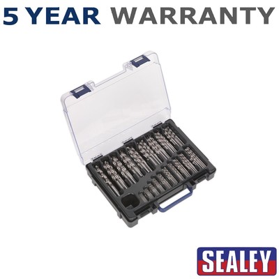 Sealey HSS Vollgeschliffenes Bohrer-Sortiment 1-10 mm 170-teilig DBS170FG