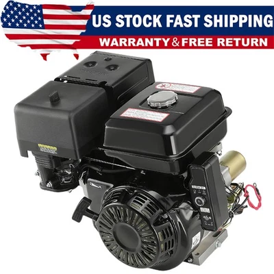 GEARZAAR 15HP 420cc Gasoline Electric Start Engine Motor Horizontal 4-Stroke Rototiller