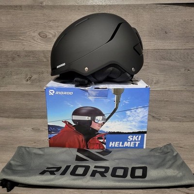 Rioroo DXH611 ski helmet black Size L large for men & women