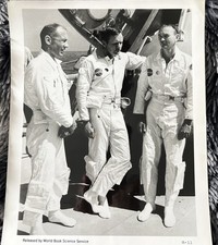 NASA Photography Apollo11 1969 Crew of Moon Landing 8x10 Original Photo