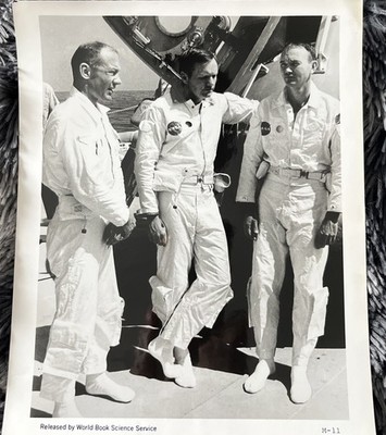NASA Photography Apollo11 1969 Crew of Moon Landing 8x10 Original Photo