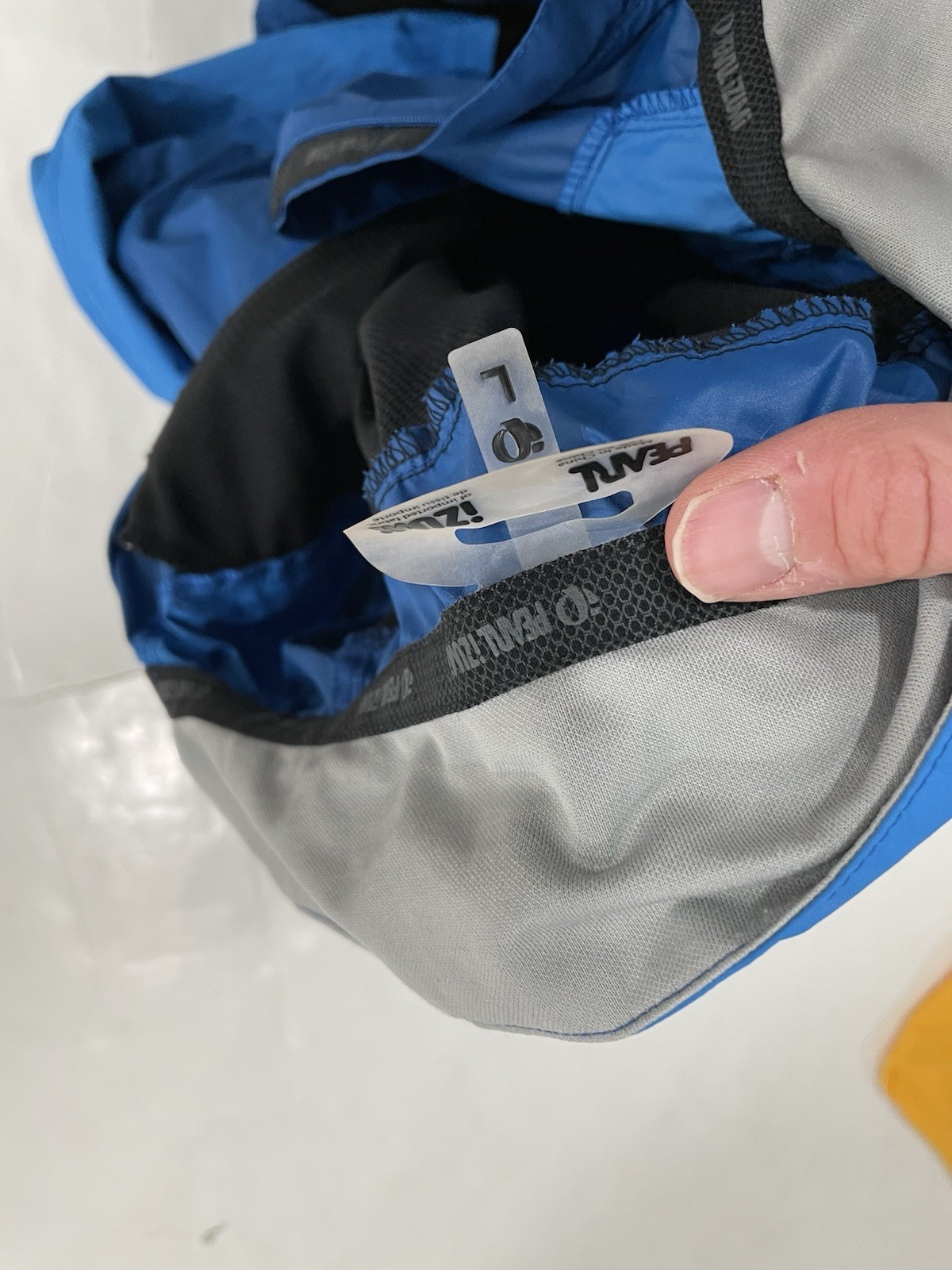 Pearl Izumi Vagabond Cycling Jacket Zip-Off Sleeves Blue Men's Large