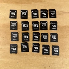 Lot of 20 Gigastone microSD memory CARD Adapters for cell,cameras