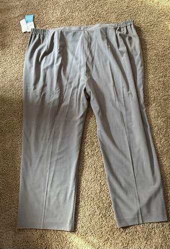 Maggie Barnes Catherines Pants Women's Plus Size 12/32 Plus Average Gray NWT - Picture 9 of 10