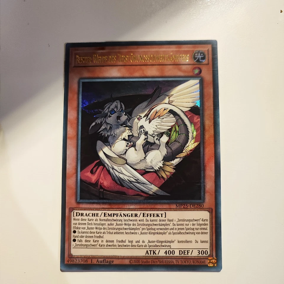 Buster-Welpe des Zerstörungsschwertkämpfers Ultra Rare MP25-DE280 NM DE 1 Editi - Bild 1 von 1