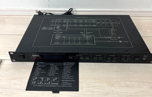 Yamaha TX81Z FM Synth Module Rack MIDI Tone Generator Tested Working