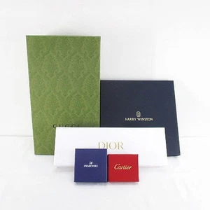 Boîtes vides 5 pièces Gucci, Dior, Cartier, Harry Winston, Swarovski
