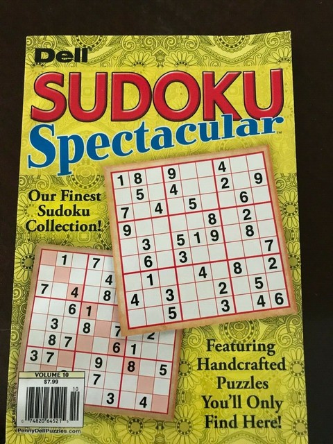 Dell Sudoku Spectacular Volume 10 Featuring Handcrafted Puzzles EBay
