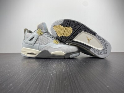 Nike Air Jordan‎ 4 Retro SE Sneaker Shoes Men 8.5 Photon Dust DV3742-021 Nike Air Jordan 4 Retro SE Craft Photon Dust Shoes DV3742  main image 4