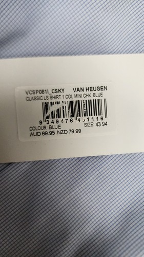 Mens Business Van Heusen MOVE Work Shirt,Button Thru Designer, Long Sleeve#36534 - Picture 18 of 36