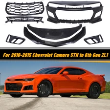 Front Bumper Kit For 2010-2014 & 2015 Chevy Camaro 5TH to 6th Gen ZL1 Style