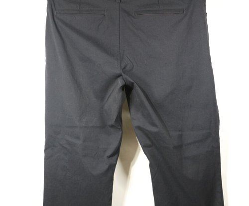 Pantalones elásticos negros originales resistentes a la intemperie vintage para hombre 40 X 32 Reg. Ajuste - Imagen 8 de 14