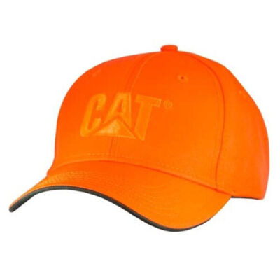 Caterpillar Equipment Hunter Safety Blaze Orange Deer/Bird Hunting Cap/Hat