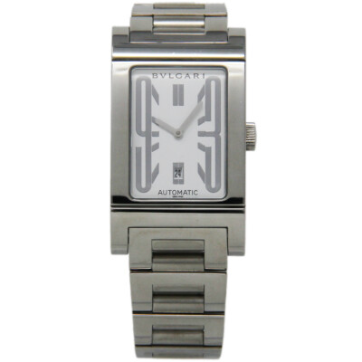 Bvlgari Bulgari RT45S Rettangolo Stainless Steel Silver 