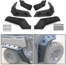 Extended Fender Flares Mud Guard For 2016-2024 Can-Am Defender HD5 HD10 HD8 MAX