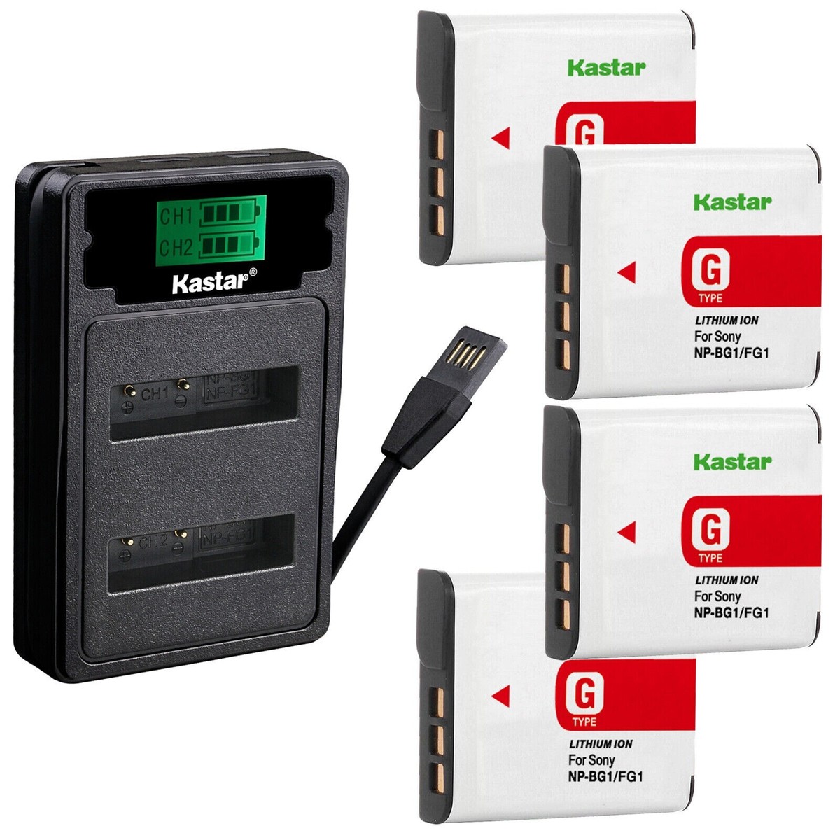 LZD2 Charger & 4 battery for DSC-HX30V N1 N2 T100 T20 T25 LZD2 Charger & 4 battery for DSC-HX30V N1 N2 T100 T20 T25