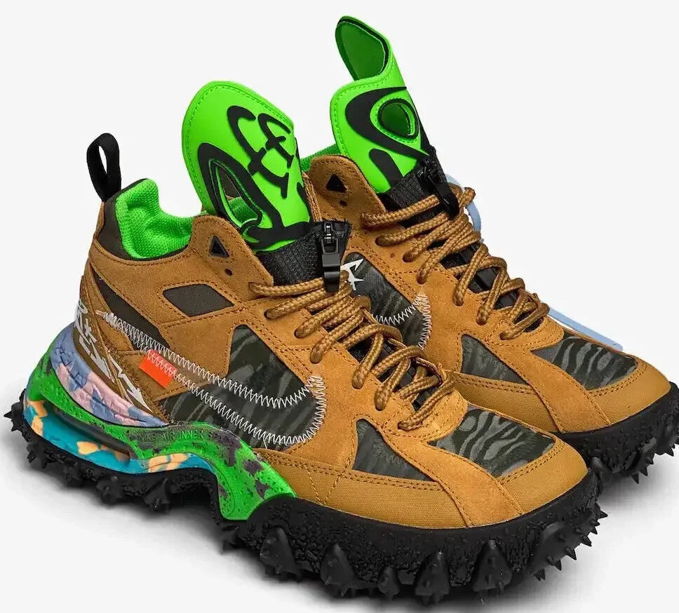 Off-White Nike Air Terra Forma Wheat and Green Strike DQ1615-700