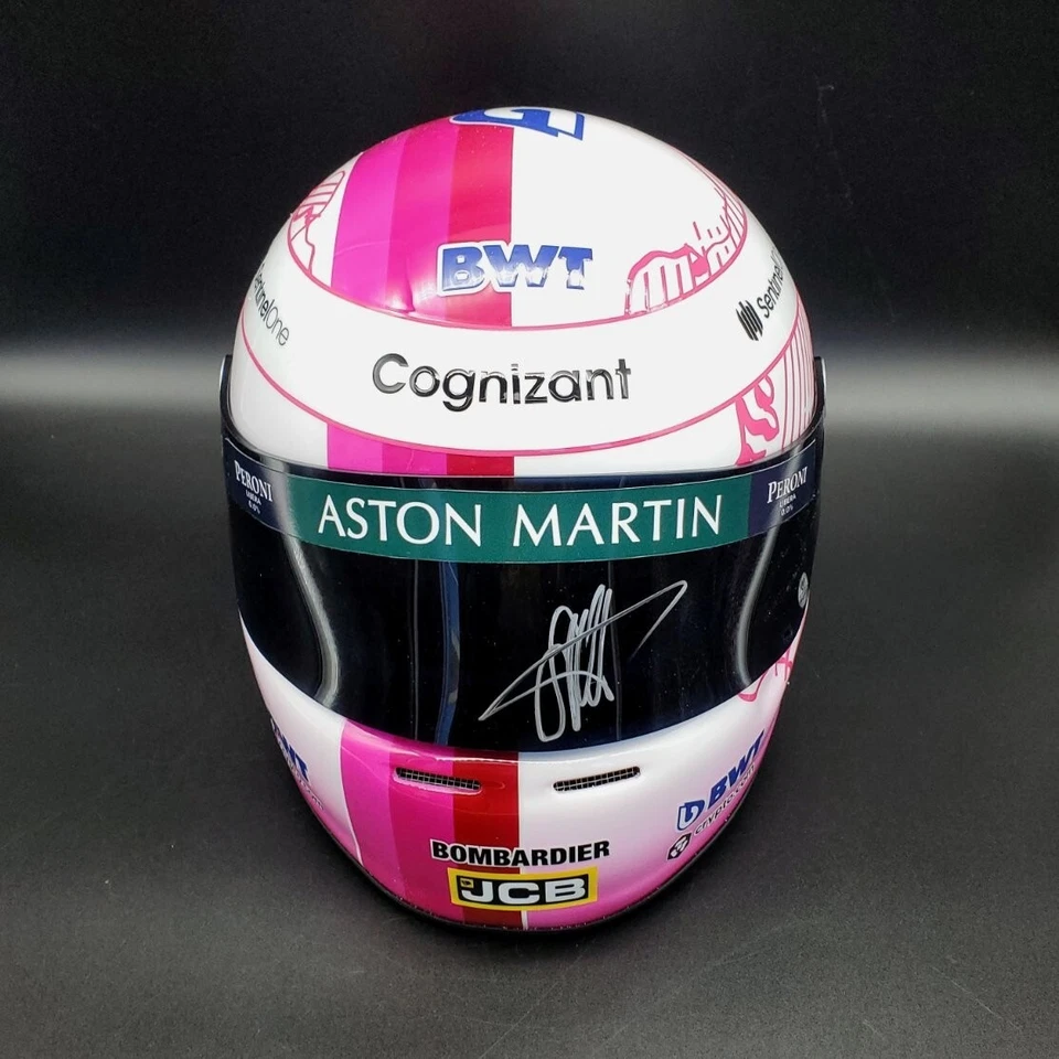 Sebastian Vettel Signed Helmet Visor 2021 Display Tribute 1:1 Scale AS-02172 - Image 4 of 4