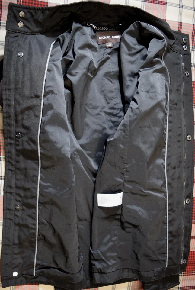 MICHAEL KORS MEN'S SHIRT JACKET BLACK SIZE MEDIUM 🔥🔥 - Image 3 of 4