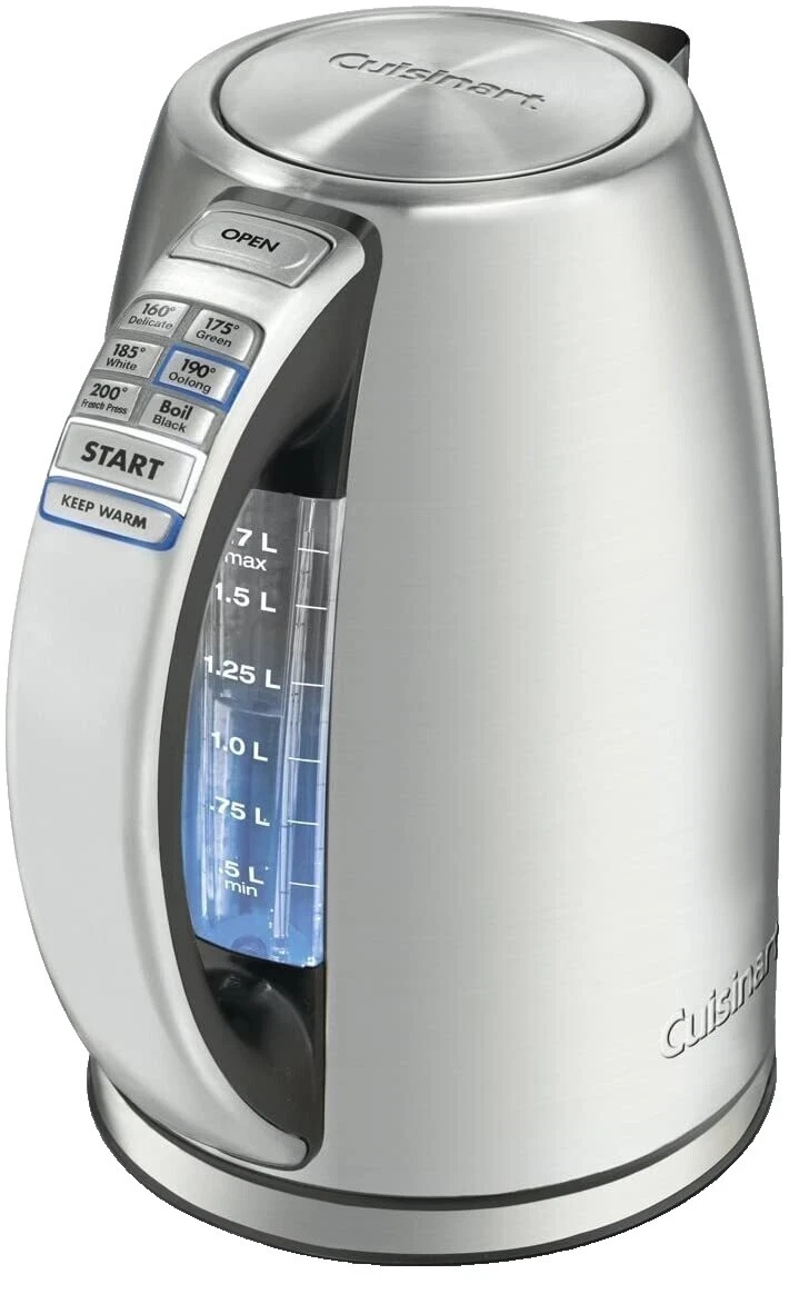 Cuisinart Steel Cordless Electric Kettle Tea Kettles