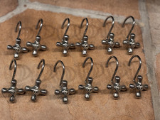 Lot of 12 Vintage Style Metal COLD HOT Faucet...