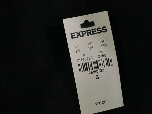 Express Solid Zip Shirt Jacket, Men's Size S - Black - Picture 3 of 9