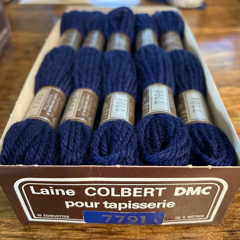 Lot 261. DMC FLOSS 100% WOOL. EMBROIDER/ NEEDLEPOINT. LOT OF 10. - Image 2 of 2