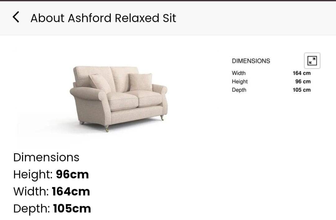 NExt Ashford Sofa (Small) eBay