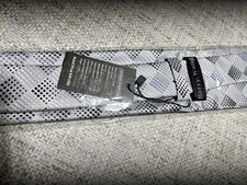 Barry . Wang Neck Tie 100% Silk  black/gray very nice 