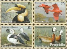 Nations unies - Nouveau York 925-928 bloc de quatre (complète edition) timbres p